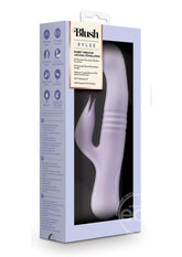 Blush Rylee Rechargeable Silicone Rabbit Vibrator - Lavender
